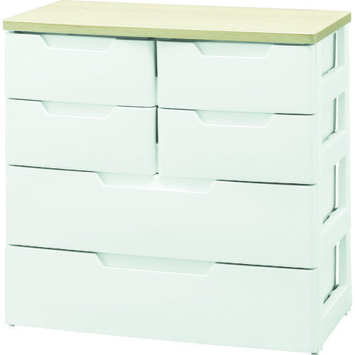 Side Chest - アイリスオーヤマ　IRIS　226291　MUチェスト　720×405×740　【品番：MU-7224-W】