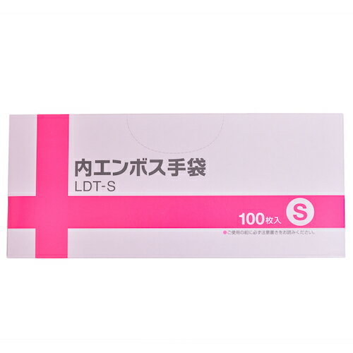 Disposable Gloves - 伊藤忠リーテイルリンク　ポリエチレン手袋（CPE）内エンボス　S　【品番：LDT-S】