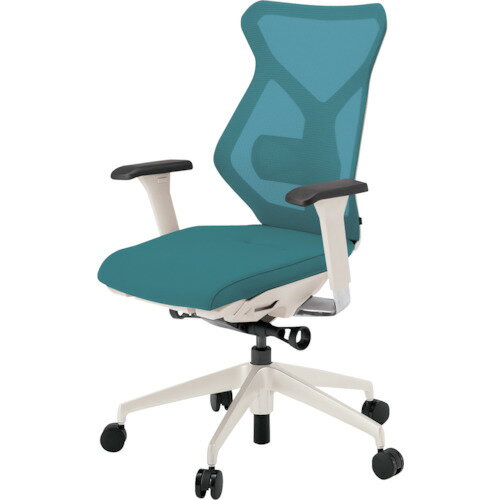 【別途送料あり】イトーキ（ITOKI）　セクアチェア　ハイバック　ベースカラーWW　アジャスタブル肘　..