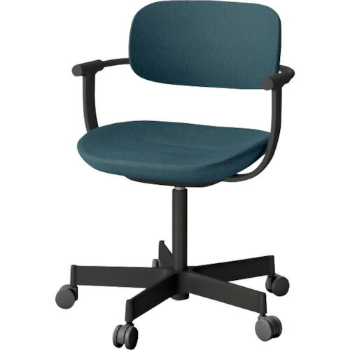 【別途送料あり】イトーキ（ITOKI）　バーテブラ03チェア　5本脚タイプ　フレームブラック・布地ダック..