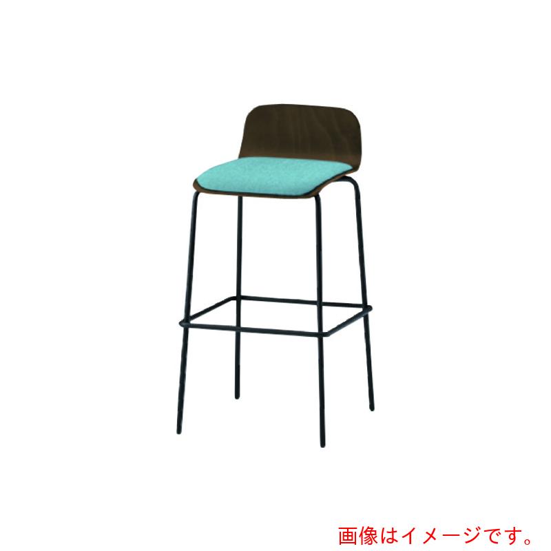 イトーキ（ITOKI） ノットワークハイチェア座パッド付 背座ラスティックビーチD・脚サテンブラック・ウレタンレザーアップルグリーン 【品番：KLL-123DK-TNL6】