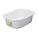 【在庫処分】岩崎工業 Lustroware クッキンパル 洗い桶小判型 【品番:K-1649WH】