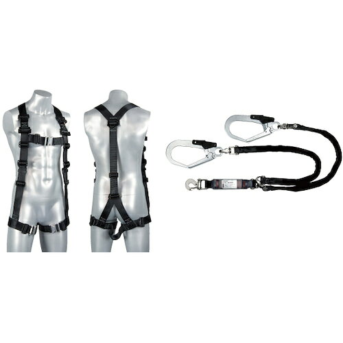 ●フルハーネスハーネスランヤードセット ●フルハーネスとランヤードのセット ●墜落制止用器具の規格_新規格品 質量・質量単位 ●3.0kg 【メーカー名】ジェフコム（株） 【メーカー品番】HS-17PGY-A