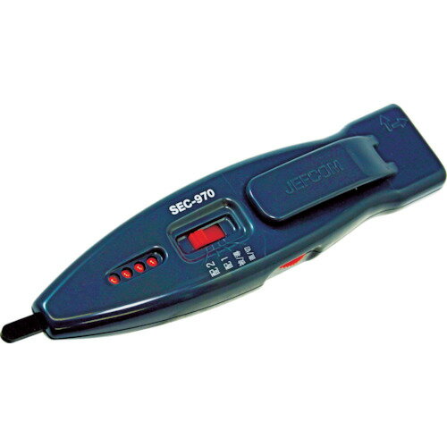 ジェフコム（JEFCOM）　DENSAN　ブレーカー配線チェッカー　活線・死線両対応フルセット　【品番：SEC-970S】(4.0)