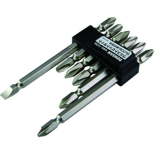 特長 ●ベルトクリップ付ホルダーに収納しています。 仕様 ●セット内容：［［＋］］2×110、［［＋］］2×85、［［＋］］2×65、［［＋］］1×65、［［＋］］3×65、［［＋］］2［［−］］6×110、各1本 ●セット内容： ●電設用品 質量・質量単位 ●140.0g 【メーカー名】ジェフコム（株） 【メーカー品番】WBS-1236