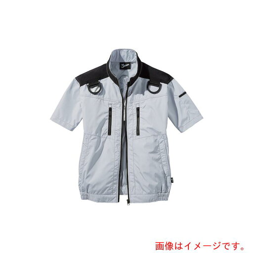自重堂 空調服半袖ブルゾン シルバ− 5L 【品番:54090-036-5L】 自重堂 空調服半袖ブルゾン シルバ− 5L 【品番:54090-036-5L】