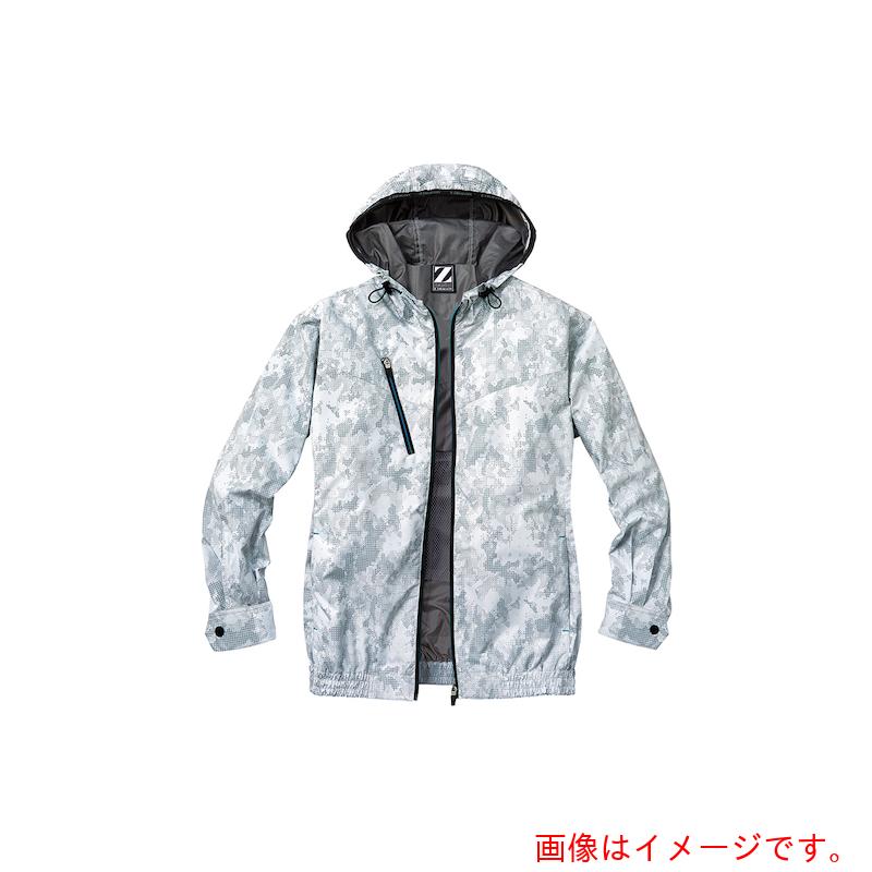 自重堂　空調服長袖ブルゾン　シルバ−カモフラ　5L　【品番：74210-141-5L】