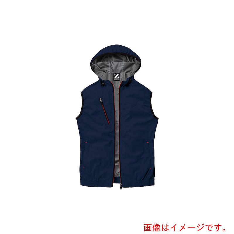 自重堂　空調服ベスト　ネ−ビ−　5L　【品番：74220-011-5L】