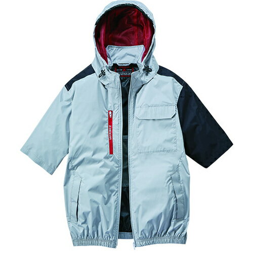 自重堂 Z−DRAGON 空調服半袖ブルゾン シックグレー Lサイズ 【品番:74370-066-L】