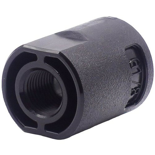 仕様 ●ノズル取付口：M14×1.0 ●色：黒 ●適合流体 ●取付口：ノズル側G1/8、本体側M14×1.0 ●ジョプラスターシリーズ専用 質量・質量単位 ●6.0g 【メーカー名】ジョプラックス（株） 【メーカー品番】ADG1/8
