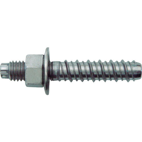特長 ●インパクトドライバーで簡単に施工できます。 仕様 ●ねじの呼び：M12 ●全長(mm)：90 ●ねじ長さ(mm)：30 ●取付物厚さ(mm)：1〜27 ●下穴径(mm)：11 ●埋込深さ(mm)：50 ●引張最大荷重(kN)：18 ●箱入 ●適合床材：コンクリート 材質 ●ステンレス（SUS410） 質量・質量単位 ●83.1g セット内容・付属品 ●ソケット1本 【メーカー名】日本パワーファスニング（株） 【メーカー品番】STP-1290-50