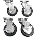 JTC Auto Tools 可動式キャスター1台分 (4個セット) 【品番:JTC3931-8】