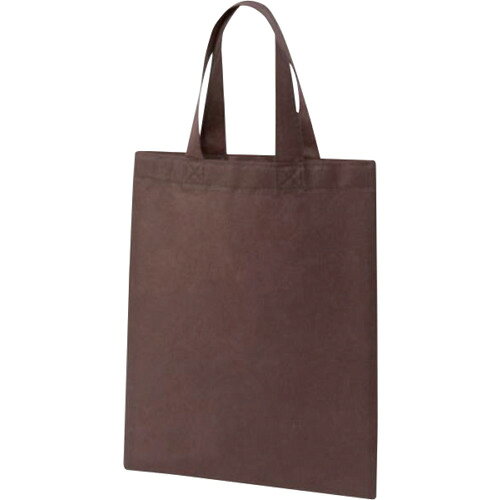 ジャストコーポレーション 不織布バッグ 不織布 A4フラットトート W280×H340 チョコレート 90g 無地品 20枚入り 【品番：G1JF0151-15-20】□