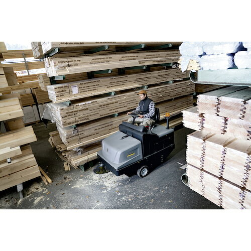 住設プロ 楽天市場店の【別途送料あり】ケルヒャージャパン（KARCHER）　インダストリアルスイーパーKM　105／180　R　Bp　Classic　【品番：1.186-051.0】｜アングル2