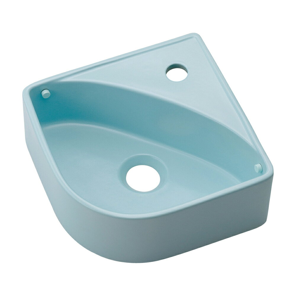 カクダイ　壁掛手洗器　フロストミント　chouchou　【品番：493-243-B】