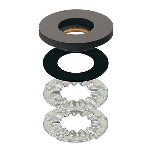 カクダイ　単水栓取付アダプター　マットブラック　【品番：107-826】