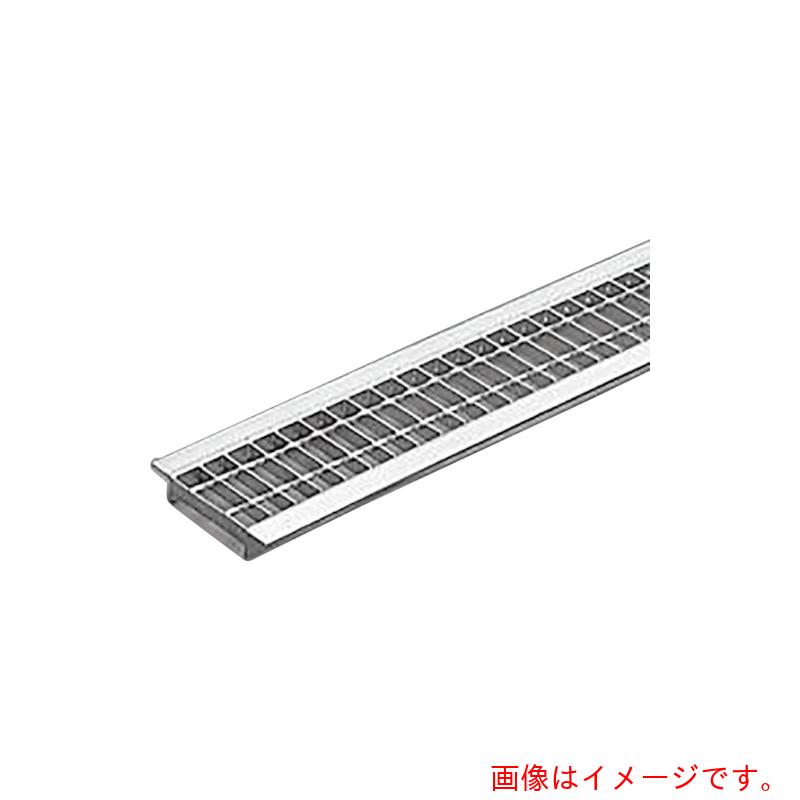 カネソウ（KANESO）　スチール製グレーチング　プレーンタイプ　歩道U字溝用　クッション付　【品番：HSUM-P-22419】