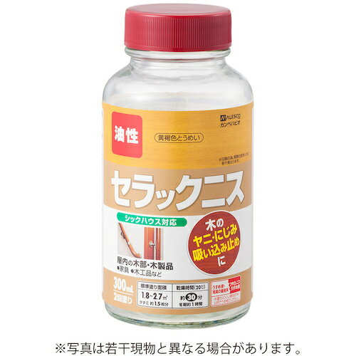 カンペハピオ（Kanpe Hapio）　セラックニスA　黄褐色とうめい　300ML　【12個】　...
