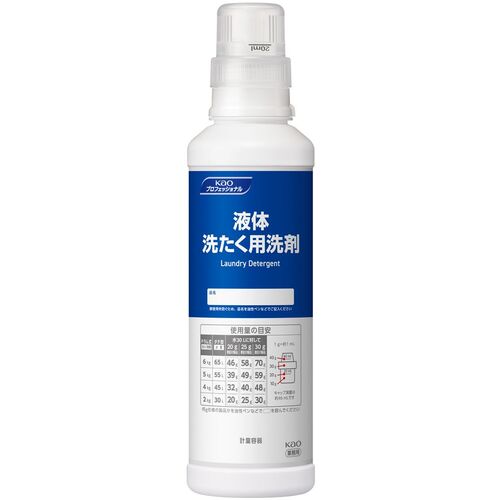 花王 Kao 業務用液体洗たく用洗剤 つめかえ計量容器 600mL 【品番:376299】 花王 Kao 業務用液体洗たく用洗剤 つめかえ計量容器 600mL 【品番:376299】