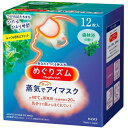 花王 Kao めぐりズム 蒸気でホットアイマスク 森林浴の香り 12枚入 【品番:384621】