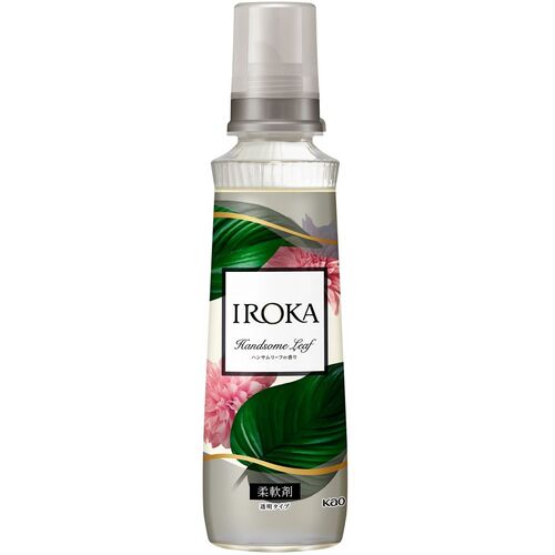 花王　Kao　柔軟剤　IROKA　ハンサムリーフ　本体　540ml　【品番：437358】