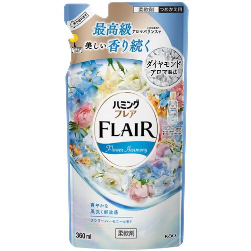 花王　Kao　ハミングフレア　フラワーハーモニー　つめかえ用　360ml　【品番：438836】