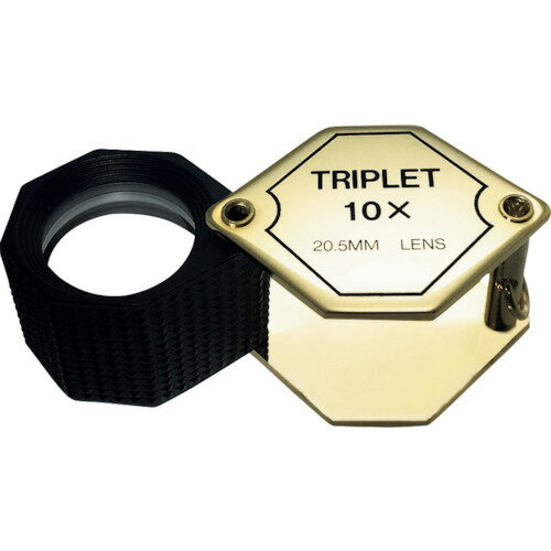 京葉光器　リーフ　宝石6角型ルーペ　【品番：1050-BGR】
