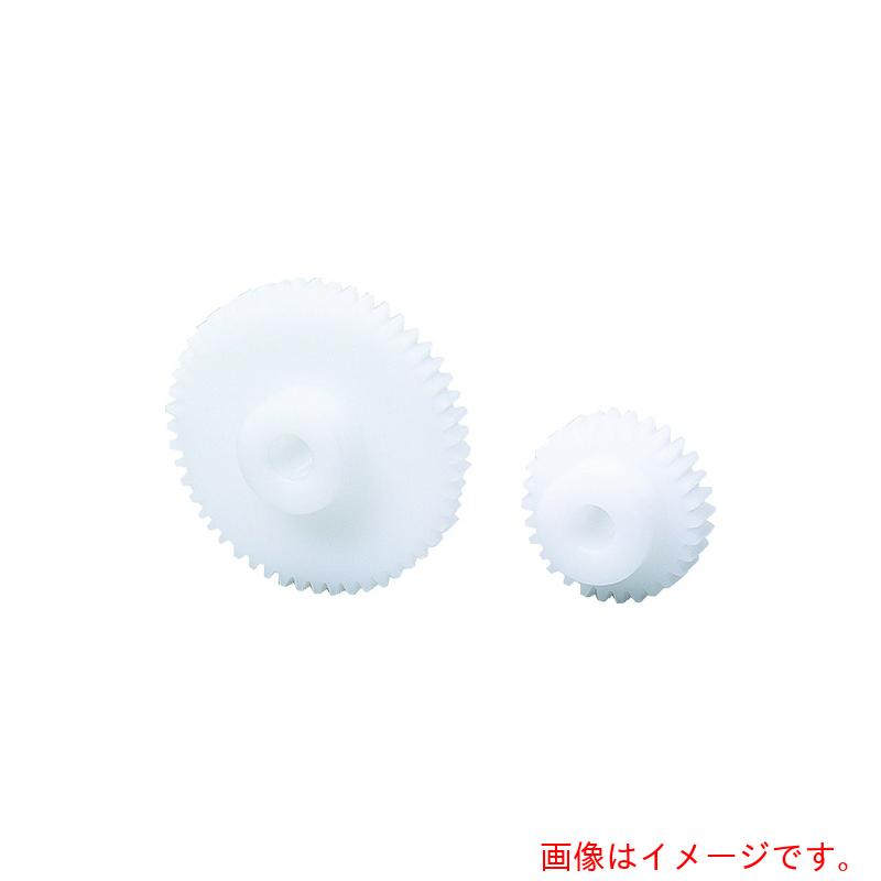 【メール便対応】協育歯車工業（KG）　白POM平歯車　S1D　25B−0808　形状B1　モジュール1　歯数25　歯..
