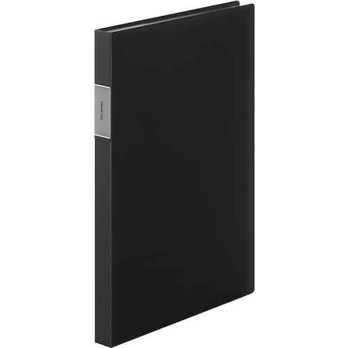 キングジム（KING JIM） FV クリア-フアイル（透明）40P黒 【品番：FV166TW-BK】