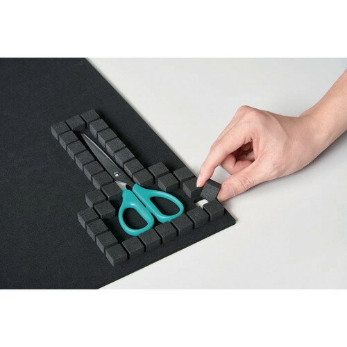 キングジム（KING JIM）　ツ−ル整理ブロック　かたづけマス　【品番：TB3415-BK】