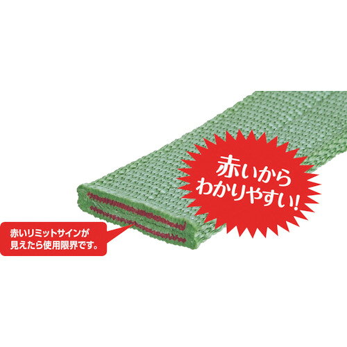 キトー（KITO）　キトーポリエスタースリングBSH形　12．5t　300mm×7m　【品番：BS...
