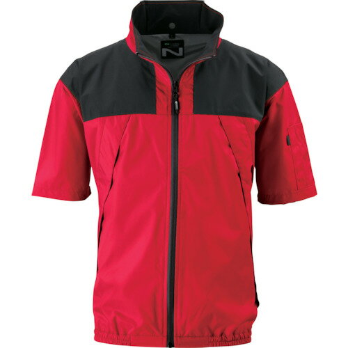 エヌ・エス・ピー(NSP) ND−1121 Nクールウェア (半袖) (服 4L) レッド・チタン・タチエリ 【品番:8213326】 エヌ・エス・ピー(NSP) ND−1121 Nクールウェア (半袖) (服 4L) レッド・チタン・タチエリ 【品番:8213326】
