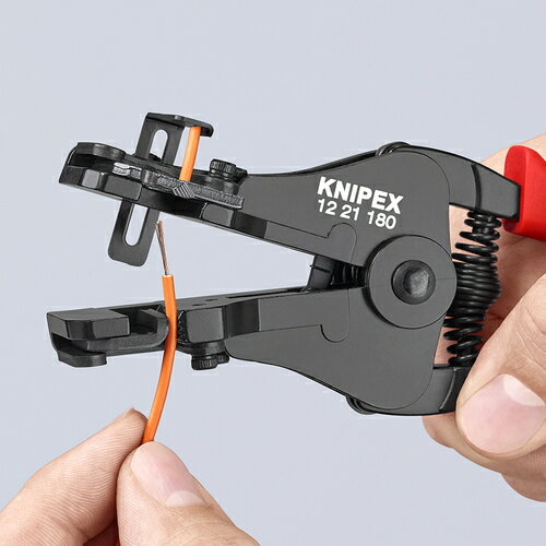 KNIPEX　ワイヤーストリッパー　【品番：1221-180】