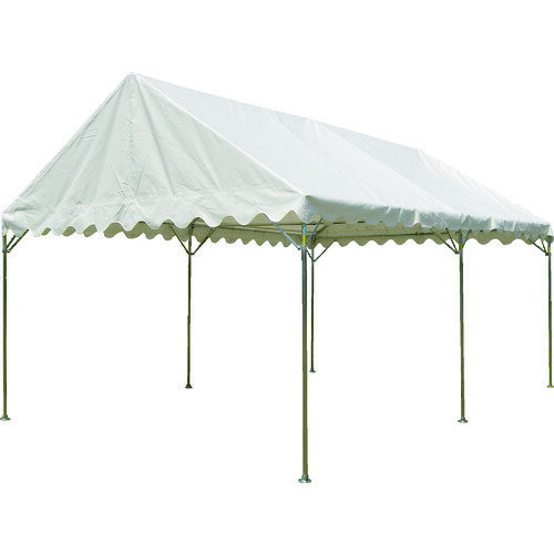 【別途送料あり】越智工業所 KOK 集会用テント らくらくテント W5.31XD3.55XH3.07 天幕色 白 【品番:RT-2X3-W】