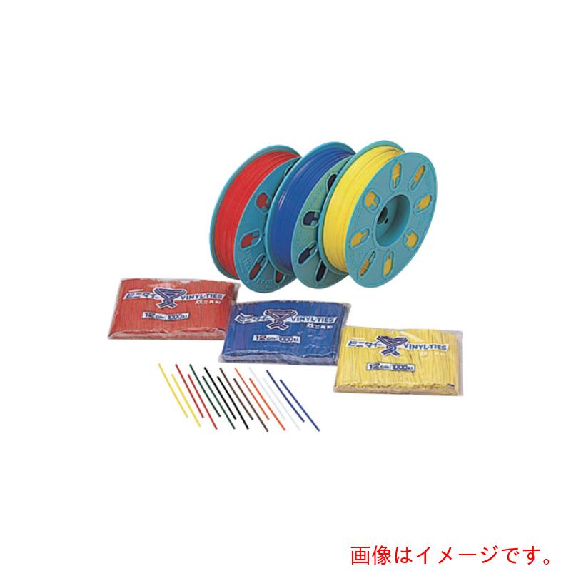 コクゴ（KOKUGO）　ビニタイ　QA−100−3G　青　幅4mm　長さ100mm　1000本入　【品番：103-62512】