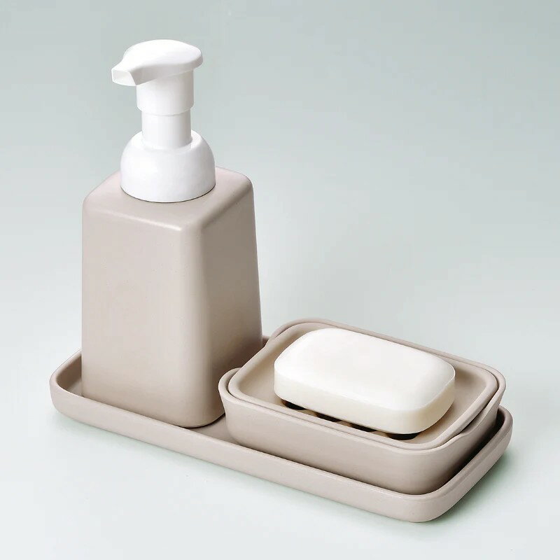 国際化工　mellina ゆ・ら・ぎ ソープディッシュ蓋付　スマートグレー　【品番：M725 SMG】