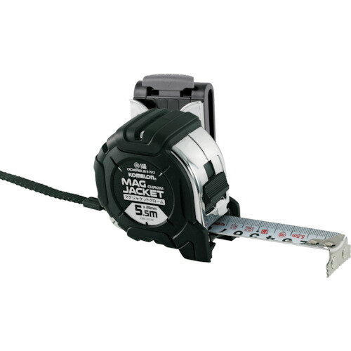komelon マグジャケットクロムホルダー付き 5．5M 爪巾25M 【品番：KMC-31CML-5.5-25】