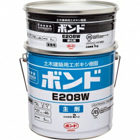 コニシ ボンド E208W (3kgセット×4) 【品番:#45734】
