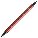 【メール便対応】呉竹 速乾 くれ竹筆ぺん 二本立かぶら ブリスター 【品番:QDDF150-55B】
