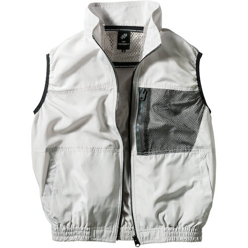 クロダルマ AIR SENSOR-1 ベスト シルバー L 【品番：26879-40-L】