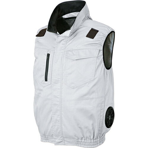 クロダルマ　ハーネス対応ベスト　シルバー　5L　【品番：26886-40-5L】