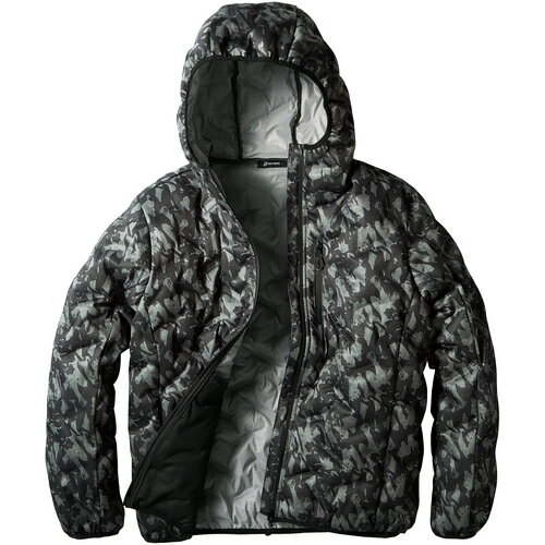 クロダルマ　シームレスストレッチ防寒ジャケット　メイサイグレー　3L　【品番：54377-420-3L】