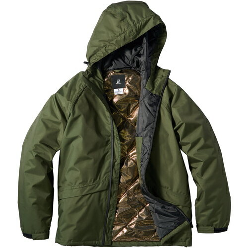 クロダルマ 防水防寒ジャケット カーキ 5L 【品番：54379-84-5L】