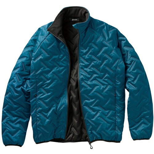 クロダルマ　防風中綿ストレッチジャケット　ブルーグレー　3L　【品番：54387-14-3L】