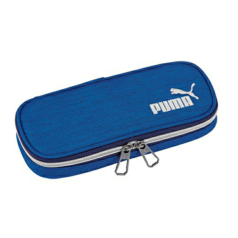 プーマ クツワ　PUMA　ヘザーボックスペンケース　ブルー　【品番：PM230BL】