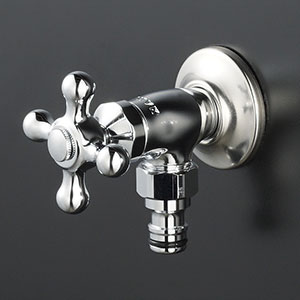 KVK　屋外ホース接続ニップル付水栓　寒冷地用　【品番：K115CSPZ】