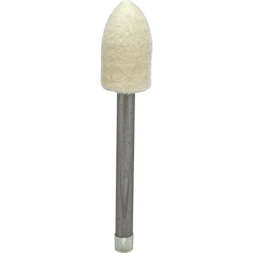 【メール便対応】日本精密機械工作　リューター　中国製軸付フェルトバフ　【品番：F5208】