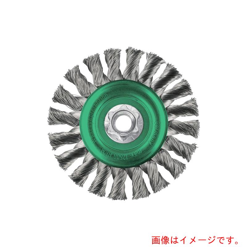 【メール便対応】LESSMANN　ホイールブラシ　Φ100　ステンレス線　0．5　【品番：471814】