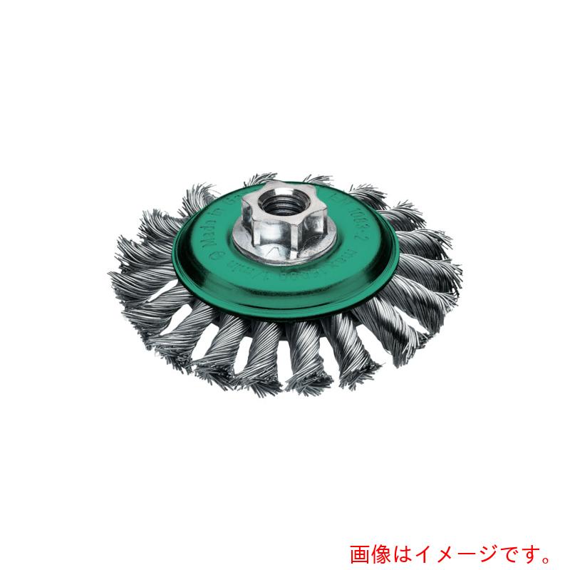 LESSMANN　ノットベベルブラシ　Φ115　ステンレス線　0．5　【品番：472854】