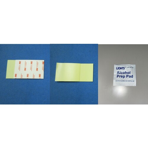 リンテック21（LINTEC21）　接着パッド　白65×40　2枚入りP　【品番：LQN-11P】